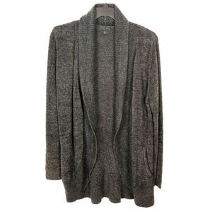 Barefoot Dreams 452 Women CozyChic Lite Circle Cardigan Size L/XL Carbon Gray